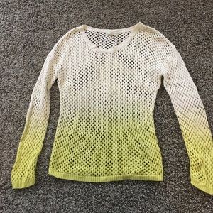pink.rose medium ombré sweater
